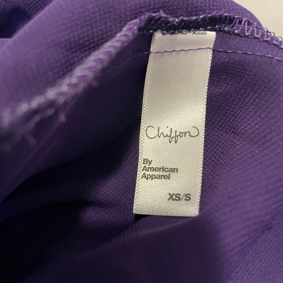 Brand new American Apparel double layered chiffon waist skirt - Picture 2 of 2